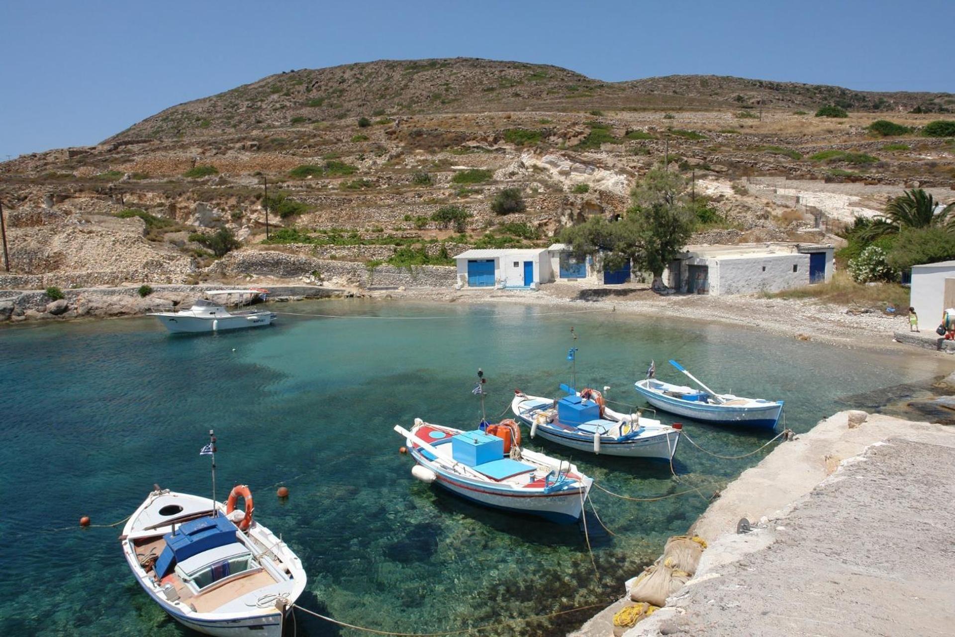 Apanemo Beach House Agios Nikolaos Kímolos エクステリア 写真
